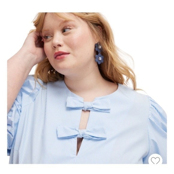 Kate Spade for Target‎ Blue Flower Earrings. NWT! - Picture 3 of 3